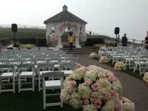 Ceremony DJ Set up Ritz Carlton HMB