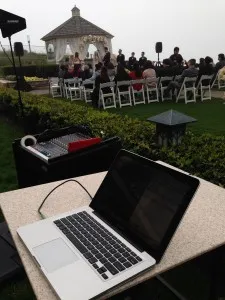 Half Moon Bay Ritz Carlton wedding DJ