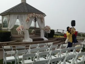 Wedding ceremony DJ Ritz Carlton Half Moon Bay